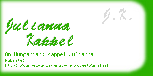 julianna kappel business card
